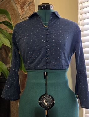 Bohemian Farmhouse Cotton Crop with Bell Sleeve